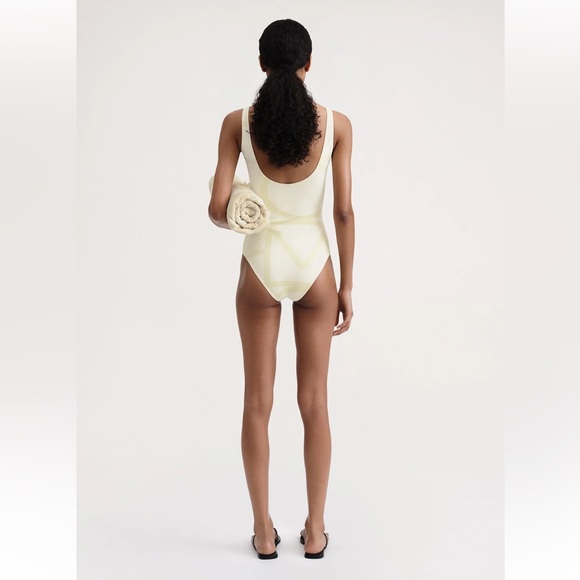 Toteme Monogram swimsuit sand - Medium - Picture 4 of 8